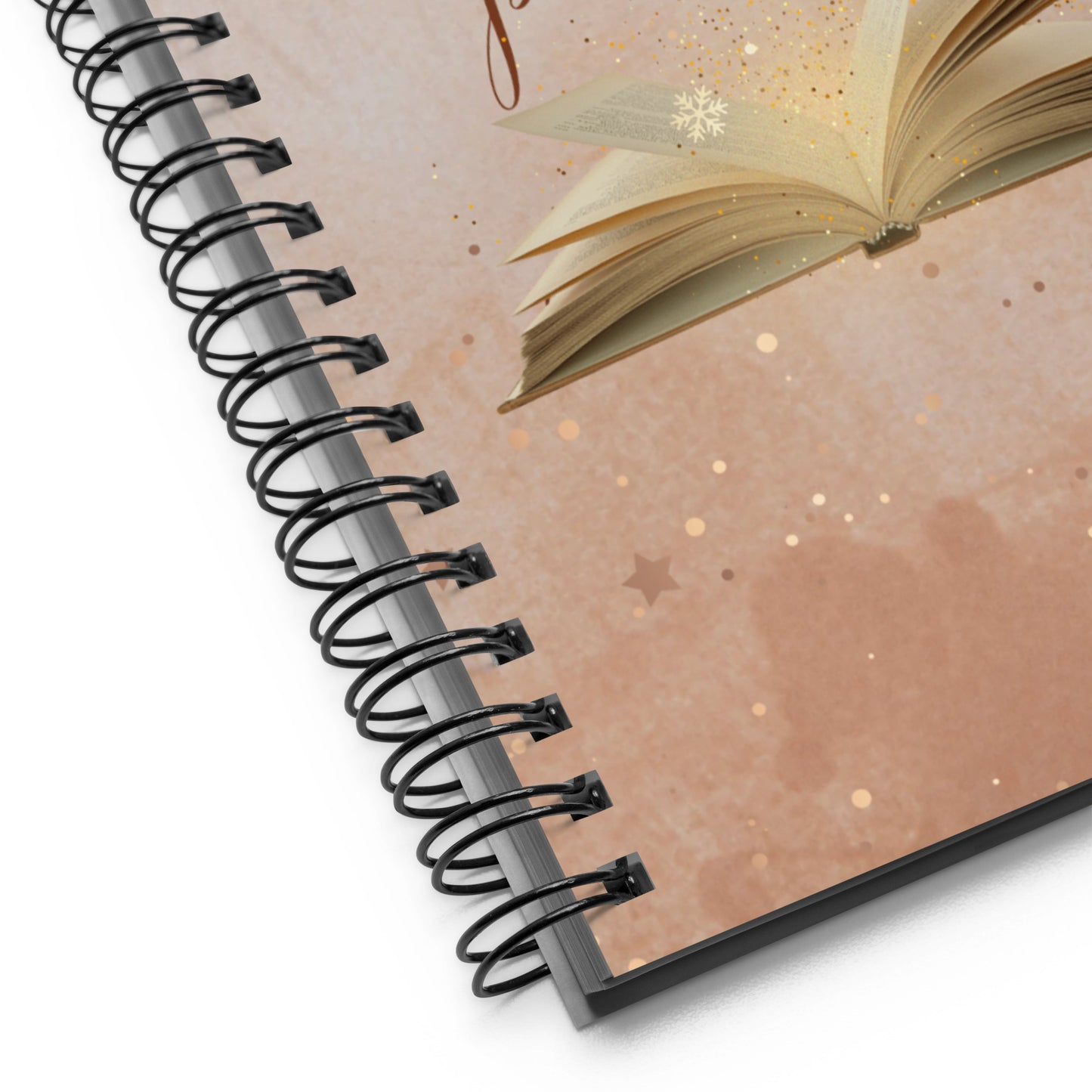 Spiral notebook with a reminder....